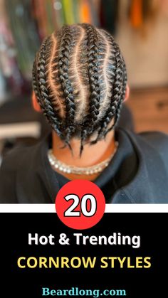 Discover the 20 best cornrow styles for men that will transform your look from ordinary to bold. Whether you’re into classic cornrows or want a more modern, intricate design, this list has something for every vibe. From high-top fades with cornrows to small cornrow braids, these styles will have you looking sharp and on-trend. Perfect for men with textured hair, cornrows are a timeless and versatile choice for any occasion. Find your next hair inspiration and level up your style game now! Cornrow, Small Cornrow Braids, Hair Cornrows, Cornrow Styles For Men, Making Waves, Intricate Design, Top 20