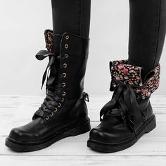 Category:Boots; Upper Materials:PU; Embellishment:Buckle; Season:Fall,Winter; Heel Type:Flat Heel; Gender:Women's; Toe Shape:Round Toe; Type:Mid Calf Boots; Style:Vintage,Casual,Minimalism; Heel Height(inch):1-2; Outsole Materials:Rubber; Occasion:Daily,Outdoor; Closure Type:Lace-up,Zipper; Pattern:Solid Color,Floral; Listing Date:09/11/2023; Production mode:Self-produce; 2024 Trends:Combat Boots,Riding Boots,Lace Up Boots; Foot Length:null; Foot Width:null Long Leather Boots, Buckled Flats, Shoe Pattern, Long Boots, Vintage Casual, Calf Boots, Mid Calf Boots, Rubber Heels, Artificial Leather