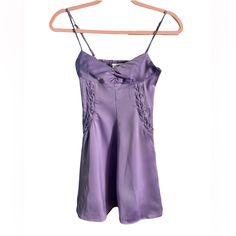 Nwt Urban Outfitters Lilac - Light Purple Slip Style Mini Dress. Size Xs. One Small Spot On Front, But Hard To Notice. Can Be Seen In Last Picture Summer Satin Mini Dress With Lace Trim, Urban Outfitters Purple Party Dress, Purple Slip Dress For Spring, Spring Purple Mini Dress From Urban Outfitters, Urban Outfitters Spring Mini Dress With Lace Trim, Urban Outfitters Purple Mini Dress For Spring, Urban Outfitters Sleeveless Dress With Lace Trim, Fitted Purple Dress From Urban Outfitters, Sleeveless Lace Trim Dress From Urban Outfitters