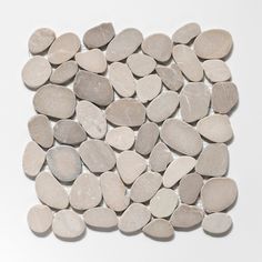 a pile of rocks sitting on top of a white table