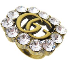 Used Gucci Gg Marmont Rhinestone M Ring For Women Gucci (Sku: Gzl12t0a) === General === Brand : Gucci === Design === Type : Band Ring Gender : Women Color : Gold Material : Metal Stone : Rhinestone === Size === Other Size : 14.5 === Included Items === Accessories : None Accessories Notice : Before Purchasing, Please Refer To The Images Of The Accessories Included With The Item. === Condition === Condition : Used (Good) Ranking : Rank Ab Used - Traces Of Usage, Scratches / Dirt Can Be Seen But Ge M Ring, Gucci Design, Gucci Jewelry, Gucci Gg Marmont, Gg Marmont, Ring For Women, Woman Colour, Gold Material, Band Ring