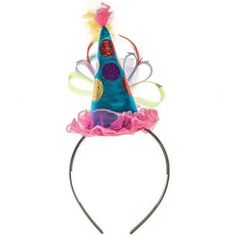 a party hat that is on top of a headband