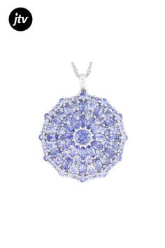 3.20ctw Marquise and 4.29ctw Round Blue Tanzanite Rhodium Over Sterling Silver Pendant with Chain. Measures approximately 1.50"L x 1.23"W. 18" Singapore Chain with 2" Extender. Lobster Claw Clasp. Gia Certified Sapphire Cluster Jewelry, Tanzanite Gemstone Round Pendant Jewelry, Tanzanite Gemstone Round Pendant, White Gold Round Tanzanite Necklaces, Dazzling Cluster Gemstone Jewelry, Dazzling Round Tanzanite Jewelry, Gia Certified Dazzling Tanzanite Jewelry, Round Multi-stone Tanzanite Gemstones, Gia Certified Tanzanite Jewelry In White Gold