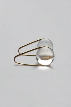 Modern Clear Drop Jewelry, Modern Yellow Gold Briolette Earrings, Modern Gold Briolette Earrings, Modern Si Clarity Yellow Gold Earrings, Modern Yellow Gold Earrings With Si Clarity, Modern Yellow Gold Sphere Earrings, Minimalist Yellow Gold Briolette Earrings, In Pairs, Falling Down