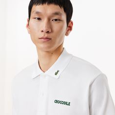 This L.12.12 cotton piqué polo is a lesson in Lacoste styling. Featuring contrast embroidery and luxe finish details: a timeless, iconic design. Contrast Embroidery, Lacoste Sport, Lacoste Polo, Lacoste Men, Iconic Design, Pique Polo Shirt, Us Man, 2024 Collection, Polo Collar