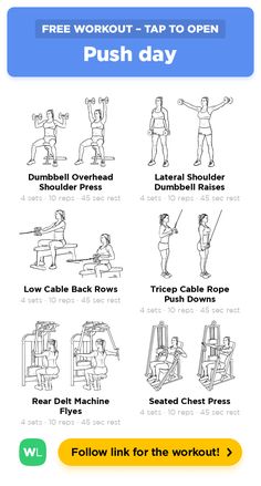 an exercise poster with instructions on how to use the machine