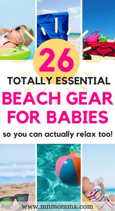 the beach gear for babies that you can actually relax too