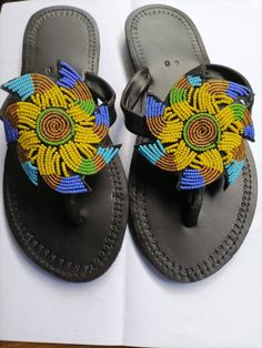 ON SALE! African gladiators sandals / Sandals for women /Bohemian Sandals / Summer Sandals /Leather Sandals / Maasai Sandals / Kenyan shoes Bohemian T-strap Sandals With Round Toe For Vacation, Yellow Bohemian Round Toe Sandals, Yellow Bohemian Sandals With Round Toe, Bohemian Black Flip Flops For Beach, Yellow Bohemian Leather Sandals, Bohemian Yellow Leather Sandals, Black Bohemian Flip Flops For Vacation, Multicolor Round Toe T-strap Sandals For Vacation, Yellow Leather Bohemian Sandals