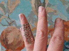 Unique Bronze Midi Rings, Handmade Bronze Midi Rings, Unique Bronze Midi Rings As Gift, Unique Bronze Midi Rings For Gift, Adjustable Bronze Metal Midi Rings, Finger Splint, As You Like It, Clear Nail Polish, Bronze Ring