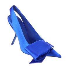 Price As Marked About The Brand: The Gancini, The Vara, And All The Icons In-Between. Please Note: B Indicates Narrow Sizing; C Indicates Standard Sizing; D Indicates Wide Sizing; M Indicates Medium Sizing. Made In Italy Erica Satin Slingback Pump In Blue Satin With Silver-Tone Hardware With Asymmetrical Bow Accents And Curved Heel Lightly Padded Leather Insole Smooth Leather Sole 4in Heel Please Note: All Measurements Are Approximate And Were Taken From A Size 7; Slight Variations May Occur. Ou Elegant Blue Slingback Pumps For Formal Occasions, Blue Slingback Heels For Formal Occasions, Designer Blue Slingback Pumps With Pointed Toe, Elegant Blue Slingback Pumps For Party, Designer Blue Slingback Pumps For Evening, Luxury Blue Pointed Toe Slingback Pumps, Chic Blue Slingback Pumps For Evening, Blue Pointed Toe Slingback Pumps Luxury, Elegant Blue Slingback Pumps With Heel Strap