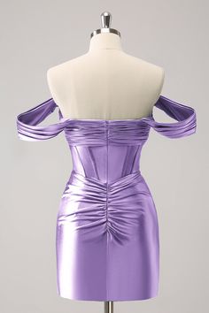 Fabric: Satin. The fabric is comfortable for skin.
Package Contents: 1x Women Dress.
Occasion: Whether you are dressing it for a wedding party, prom, evening party or any other occasions, this party dress will be your lovely partner. Purple Butterfly Dress Short, Purple Hoco Dresses, Corset Cocktail Dress, Purple Dress Short, Hoco Court, Homecoming Dresses Bodycon, Fabric Lighting, Tight Homecoming Dress, Backless Homecoming Dresses