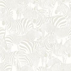 a white and gray zebra pattern on a wall