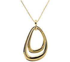 Make a contemporary statement with the organic shape of this metallic pendant that showcases two free-form drops with a movable bail. From Louis Dell'Olio. Modern Teardrop Pendant Necklace With Polished Finish, Modern Teardrop Pendant Necklace With Large Pendant, Modern Teardrop Pendant Necklaces, Modern Metal Jewelry With Oval Pendant, Modern Teardrop Necklace With Polished Finish, Modern Gold Pendant Drop Necklace, Modern Metal Teardrop Necklaces, Modern Teardrop Large Pendant Necklaces, Modern Metal Teardrop Necklace