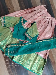 Fabric - Premium Quality Kanchi Material. Blouse stitched - Yes Blouse size 38 with inner margins extends up to 44. For blouse size 36 alteration can be done on request. Kindly Note Lehenga is Expandable and Has Inner Margin To Increase the length. Designer Fitted Green Blouse, Designer Fitted Saree With Traditional Drape, Fitted Blouse Piece For Saree At Traditional Ceremonies, Fitted Long Sleeve Blouse For Traditional Ceremonies, Designer Fitted Lehenga With Traditional Drape, Silk Saree With Border Fitted Style, Fitted Silk Saree With Border, Silk Saree With Fitted Border, Fitted Blouse For Traditional Ceremonies