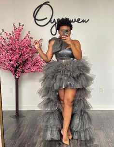 Tull Dresses Bridesmaid, High Low Tulle Dress, Yandy Smith, 35 Birthday, Business Orders, Tulle Skirts Outfit, Afro Dance, Chic Birthday, Hi Low Skirts