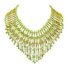 This Ginkgo necklace is a truly captivating piece and a great way to stand apart from the crowd. Crafted using Swarovski crystals and gold plated chain. - Handmade in the USA Bright Necklace, Vintage Mannequin, Simple Dress, Natural Beauty Tips, Green Opal, The Dinner, Green Necklace, Summer Accessories, Kids Jewelry