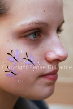 Easy Face Painting Ideas, Kids Face Painting Easy, Easter Face Paint, Easy Face Painting, Festival Face Paint, Painting Ideas For Kids, Face Painting Ideas