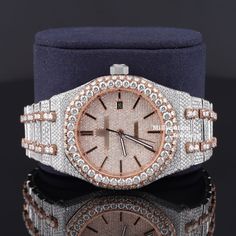 This Fabulous Iced Out Analog Watch features a luxurious Japan Automatic Movement and is fully adorned with 25 Carats of Round Brilliant Moissanite Diamonds. With VVS clarity and colorless brilliance, this watch is a stunning blend of precision and elegance. Perfect for elevating your style, it’s a must-have for anyone seeking the ultimate in iced-out luxury. Don't miss this 45% OFF limited-time offer!

Diamond Details:

- Type: Moissanite
- Shape: Round Brilliant Cut
- Carat Weight: 25 Carats Approx.
- Clarity: VVS
- Color: Colorless
Make a bold statement and own the spotlight! 
#IcedOutWatch #MoissaniteDiamonds #LuxuryWatch #MillenniumJewelry #45Off Luxury Diamond Jewelry With Vvs Clarity, Classic Iced Out Round Diamond Watch, Iced Out Diamond Watch For Anniversary, Iced Out Round Diamond Watch For Anniversary, Luxury Iced Out Jewelry And Watches For Anniversary, Iced Out Round Watches For Anniversary, Iced Out Watches For Anniversary, Timeless Iced Out Diamond Jewelry, Timeless Iced Out Diamond Watch