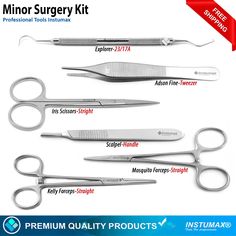 INSTUMAX Minor Surgery Kit Medical Surgical Lab Instruments Students Biology Dissection  🐾 100% Stock available 🐾 Dispatched within 24 hours.✈️ 🐾 Are you looking for a Veterinary Dissection Kit of Tools, including forceps, scissors, needle holder, Mayo Hegar, Adson tweezers, and more? Our Micro Vets Surgical Instruments Set provides top-quality tools for veterinary procedures. 🐾 We provide quality instruments 🐾 At wholesale prices. #SutureRemoval, #SutureCutting, #Surgical, #WoundTraining, #Suturing, #FirstAid, #Veterinary, #DressingForceps, #SuturePractice, #DentalLaboratory, Dentistry #VeterinarySurgery #DissectionKit #VetInstruments #MicroVets #VeterinaryTools #SurgicalInstruments #VetSurgery #AnimalHealth #PetCare #VetClinic #VeterinaryMedicine #AnimalSurgery #VetSupply #VetTech # Surgical Scissors, Suture Kit, Surgical Tools, Nursing School Inspiration, Veterinary Surgery, Cuticle Pushers, Lab Instruments, Surgical Technologist, Surgical Tech