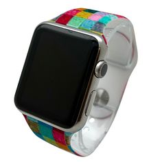 This New Prints Silicone Apple Watch Band is made from durable metal and resin material, available in multiple colors and sizes. Olivia Pratt is always looking after new designs to improve your style! Using the best quality materials available in all of our products to ensure long durability in your every day wear. Please be aware, color vibrancy of the product might change from device to device. If you have questions we're here to help! Modern Multicolor Apple Watch Band, Modern Multicolor Rectangular Apple Watch Band, Improve Your Style, Watch Safes, 38mm Apple Watch Band, Wearable Tech, Resin Material, Wearable Technology, New Designs