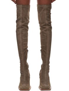 Charlotte Knowles Fawn Boots | H. Lorenzo Fitted Knee-high Heeled Boots With Zipper Closure, Fitted Mid-calf Boots With Zipper For Fall, Fitted Brown Platform Boots, Brown Tall Knee-high Heeled Boots, Fitted Heeled Boots With Zipper For Work, Brown Knee-high Heeled Boots With Zipper Closure, Brown Knee-high Heeled Boots With Zipper, Brown Knee-high Heeled Boots, Fitted Platform Boots With Zipper And Pointed Toe