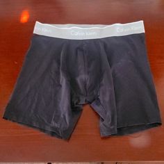 Brand New (Never Worn) Gray Stretch Boxer Briefs For Loungewear, Black Boxer Briefs With Built-in Shorts For Loungewear, Gray Fitted Boxer Briefs, Black Boxer Briefs For Loungewear, Black Short Boxer Briefs For Loungewear, Casual Black Short Length Boxer Briefs, Calvin Klein Boxers, Shorts Athletic, Mens Shorts