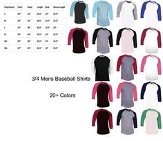 Mens 3/4 Sleeve Baseball Shirts Raglan Cotton Plain Jersey Team Sports T-Shirt: Material: 80% Cotton, 20%… #DealoftheDay #dailydeals Long Sleeve Sports Shirt For Summer, Long Sleeve Shirt For Summer Sports, Long Sleeve Summer Shirt For College, Sporty Cotton T-shirt With 3/4 Sleeve, Sporty Cotton Long Sleeve Baseball Jersey, Sporty Long Sleeve Baseball Tops, Sporty Long Sleeve Tops For Baseball Season, Spring Sports Cotton Shirt, Cotton Raglan Sleeve Sports Top