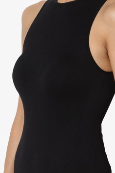 Featuring a convenient one-and-done design in a classic silhouette, this bodysuit is a simple yet flattering closet staple. Wear with high-waisted jeans or your favorite skirts and more?there's no wrong way to wear this comfortable piece.Thong panty with adjustable hook & eye gussetCrew neck, Sleeveless styling, Curve-hugging fitSeamless ribbed knit, ultimate base layerOne size fits most, 00~6Model size : 5'3" height, 34" bust, 24" waist, 34" hip, Normally wear 00~0, XS,24, and is wearing a size Stretch Bodysuit With Built-in Bra, Chic Seamless Second-skin Bodysuit, Backless Elastane Bodysuit With Smoothing Details, Solid Color Backless Bodysuit With Minimal Stretch, Sleeveless Solid Bodysuit With Minimal Stretch, Solid Color Minimal Stretch Backless Bodysuit, High Stretch Smoothing Solid Color Tops, Solid Color Second-skin Lined Top, Sleeveless Smoothing Elastane Bodysuit