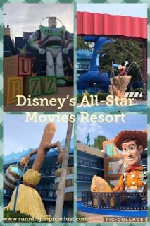 disney's all - star movies resort is featured in this postcard for the upcoming movie