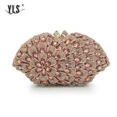 Top Rated Luxury Flower Rose Diamond Evening Party Clutches Cocktail Purse Crystal Handbag, Women's Bags Elegant Party Shoulder Bag For Spring, Elegant Spring Party Shoulder Bag, Elegant Flower-shaped Party Bags, Elegant Shoulder Bag For Spring Party, Pink Flower-shaped Party Bag, Elegant Flower Clutch For Party, Elegant Flower Shaped Party Clutch, Elegant Flower-shaped Party Clutch, Chic Flower-shaped Party Shoulder Bag