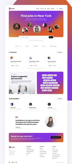 Check out our job search landing page created with Framer #jobsearch #hiring #uiuxdesign #framer #webdevelopment لطلبات التصميم بإمكانكم التصواصل عبر واتساب مع الرقم+905382447225