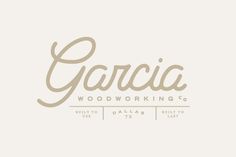 the logo for goricac woodworking co, which is located in an old - fashioned