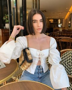 Brittany Xavier, Classic Bob Haircut, Bob Haircut, Mode Inspo, Fashion Tips For Women, Mode Vintage, New Outfits, بلاك بينك