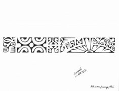 an intricately designed design on the side of a white paper with black writing in it