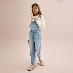 She'll love the stylish look of these Girls 6-20 SO 90s Straight Denim Overalls. She'll love the stylish look of these Girls 6-20 SO 90s Straight Denim Overalls. FEATURES Button closure 5 pockets Comfortable fitFABRIC & CARE Cotton, spandex Machine wash Imported Color: Medium Wash. Gender: female. Age Group: kids. Denim Overalls, Bottom Clothes, These Girls, Medium Blue, Cotton Spandex, Size 20, Fabric Care, Gender Female, Size 16