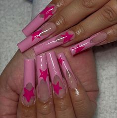 Large Nails Design, Libra Design, Nice Hands, Punk Nails, Long Acrylic Nail Designs, Diy Acrylic Nails, Edgy Nails, French Tip Acrylic Nails, Pretty Gel Nails