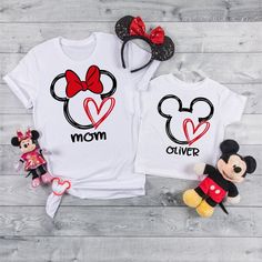 Personalized Valentines Day Disney Matching Family T-shirt Valentines Day Disney, Disney Family Outfits, Disney Matching Shirts, I Love Disney, Family Disney Shirts Matching, Kids Disney Shirts, Custom Disney Shirts, Disney Family Shirts, Matching Family T Shirts