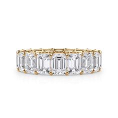 The stunning 7-carat lab emerald-cut eternity ring adorned with exquisite emeralds encircling your finger represents enduring love and unmatched grace. Enduring Love, Diamond Eternity Ring, Emerald Cut Diamond, Eternity Ring Diamond, Diamond Eternity, Emerald Cut Diamonds, Rose Gold Diamonds, Lab Diamonds, Eternity Ring