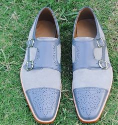 Handmade men formal monk shoes, men shoes, men leather and suede shoes Double Monk Strap Shoes, Monk Shoes, Quality Leather Boots, Dress Shoes For Men, Custom Design Shoes, Monk Strap Shoes, Simple Shoes, Peach Dress, Men Formal