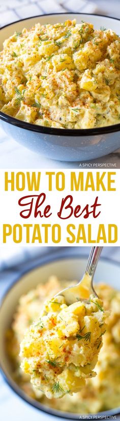 how to make the best potato salad in a skillet or casserole dish