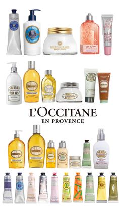 L’OCCITANE products including amande Body Oil Packaging, Angel Therapy, L'occitane En Provence, Pampering Routine, Beauty Routine Tips, L Occitane, Body Care Routine, Beauty Make Up, True Beauty