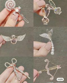 Anting Manik, Bff Jewelry, Pretty Jewelry Necklaces, Magical Jewelry, Hair Accessories Clips, Girly Accessories, Classy Jewelry, Fancy Jewellery, Fashion Hair Accessories