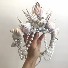 Shells And Pearls, Mermaid Costume Diy, Hanging Centerpiece, Mermaid Parade, Mermaid Crown, Chesapeake Va, Mermaid Aesthetic, Mermaid Theme, Mermaid Costume