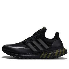 adidas UltraBoost All Terrain 'Black Focus Olive' HP6721 (SNKR/Unisex/Low Top/Non-Slip/Wear-resistant/Shock-absorbing) Black Nylon Running Shoes For Streetwear, Black Sneakers For Outdoor Activities, Functional Adidas Sneakers For Training, Black Sportswear Sneakers For Outdoor Activities, Sporty Waterproof Sneakers With Secure Fit, Adidas Waterproof Running Sneakers, Adidas Logo Functional Running Shoes For Sports, Adidas Athleisure Running Shoes For Outdoor Activities, Adidas Sporty Nylon Sneakers