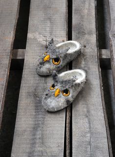 Owl exclusive custom slippers for kids, custom size, flat slippers. Natural eco wool felted shoes. See all my funny animals slippers - dogs, cats, foxes, birds, dragons and other: https://www.etsy.com/shop/DarkaYarka?ref=l2-shopheader-name%C2%A7ion_id&section_id=22264967 Product description: Our felt slippers are totally handcrafted of 100% pure wool with warm water, soap, love and care. The sole, made of craft foam, is firmly glued. Felted slippers are extremely solf, light, comfortable and Fun Slippers With Soft Sole And Round Toe, Handmade Comfortable Felt Slippers, Comfortable Handmade Felt Slippers, Felt Slip-on Slippers With Soft Sole, Handmade Round Toe Slippers For Gifts, Soft Sole Felt Slippers With Round Toe, Closed Toe Felt Slippers For Indoor, Handmade Casual Slippers For Gifts, Handmade Casual Slippers As A Gift