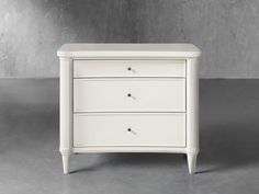 a white dresser with three drawers on the bottom and one drawer in the middle, is for sale