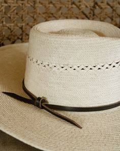 With an open braided weave around the crown, this style of our beloved Guatemalan palm leaf hat is even lighter and cooler than the original. Unshaped hats are perfect for customizing to personal preferences. Just submerge your hat in water, shape it to your liking, and let it dry. The Vented Palm Leaf Hat ships with a Single Wrap Hatband. Browse other hat band styles available from our shop. Palm Leaf Hat, Adjustable Flat Crown Toquilla Straw Hat, Natural Handwoven Straw Hat For Rodeo, Handwoven Natural Straw Hat For Rodeo, Woven Straw Hat With Flat Brim For Ranch, Handwoven Toquilla Straw Hat For Rodeo, Braided Panama Hat With Flat Brim In Toquilla Straw, Braided Toquilla Straw Panama Hat With Flat Brim, Handwoven Natural Hat Band With Flat Brim