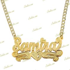 PERSONALIZED Open Heart Double Plated SCRIPT NAME PLATE NECKLACE 2TONE OR SILVER HAVE YOUR CLASSIC OLD SCHOOL STYLE NAME PLATE MADE FOR YOU OR SOMEONE SPECIAL FREE CHAIN AND GIFT BOX FREE SHIP WITHIN US MADE AND SHIP FROM US ANY NAME UP TO 9 LETTERS Customized Gold Double Heart Necklace, Gold Nameplate Heart Necklace, Gold Heart Nameplate Necklace, Customizable Gold Double Heart Name Necklace, Customized Gold Heart Necklace For Anniversary, Customized Gold Heart Nameplate Necklace, Gold Custom Necklace For Valentine's Day, Customized Gold Heart Name Necklace, Customizable Double Heart Gold Jewelry