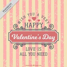 a valentine's day card with the words wish you a very happy valentine's day