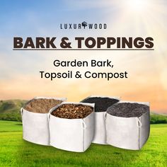 Bark & Toppings, Garden bark, Topsoil, Compost, Bark Mulch Garden Bark, Play Areas